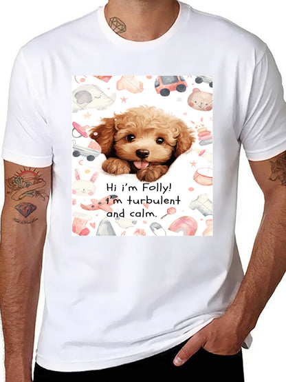 Folly Dog T-Shirt: Cute Puppy Design