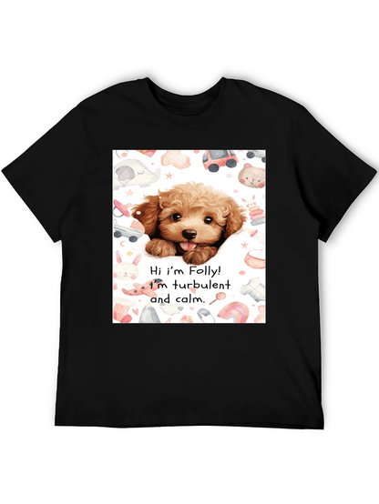 Folly Dog T-Shirt: Cute Puppy Design