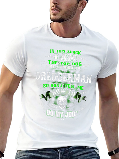 Dredgerman Top Dog Graphic Tee - Black