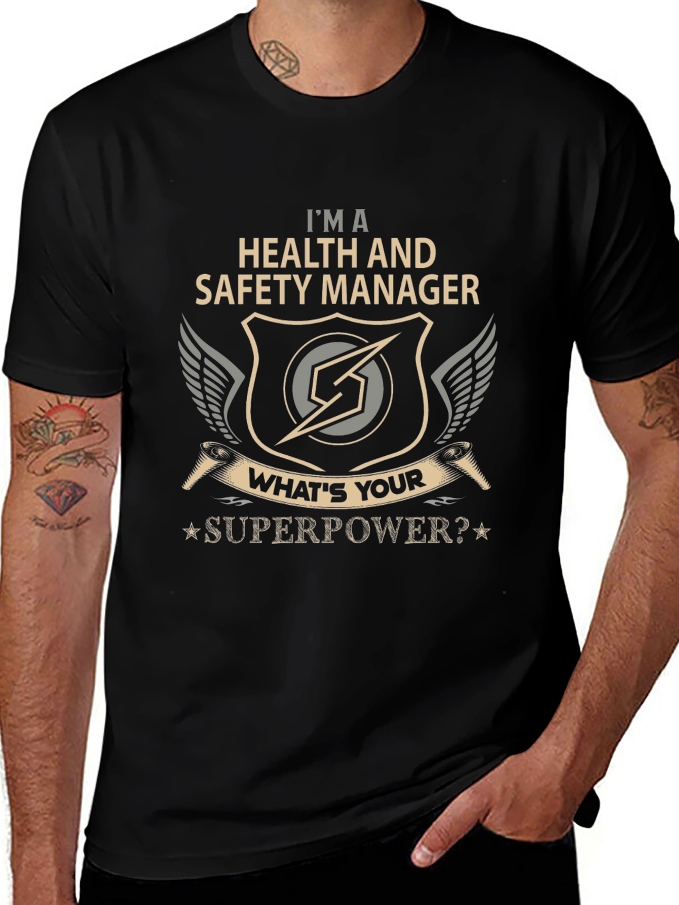 Health & Safety Manager Superpower Tee