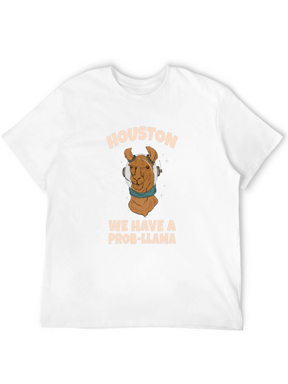 Houston We Have A Prob-Llama Graphic Tee