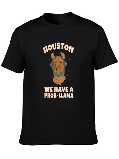 Houston We Have A Prob-Llama Graphic Tee