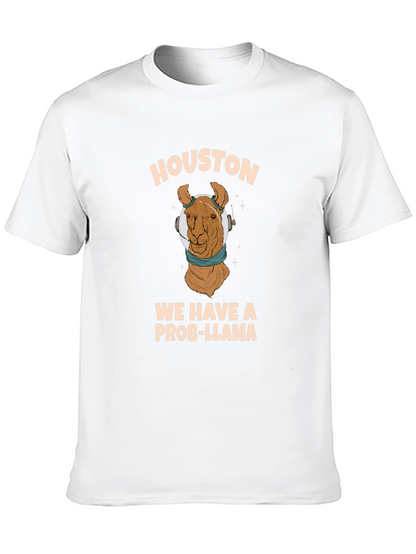 Houston We Have A Prob-Llama Graphic Tee