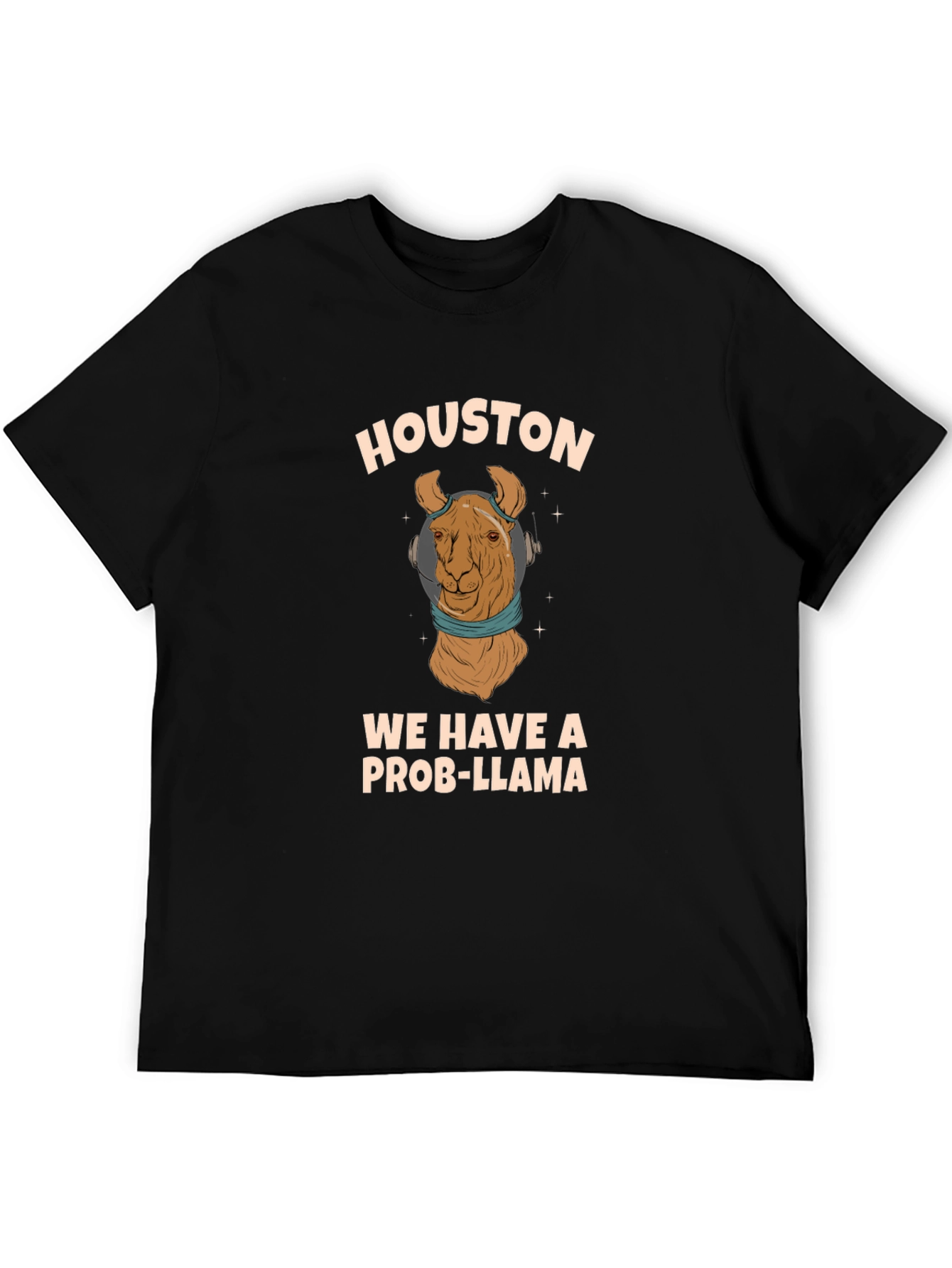 Houston We Have A Prob-Llama Graphic Tee