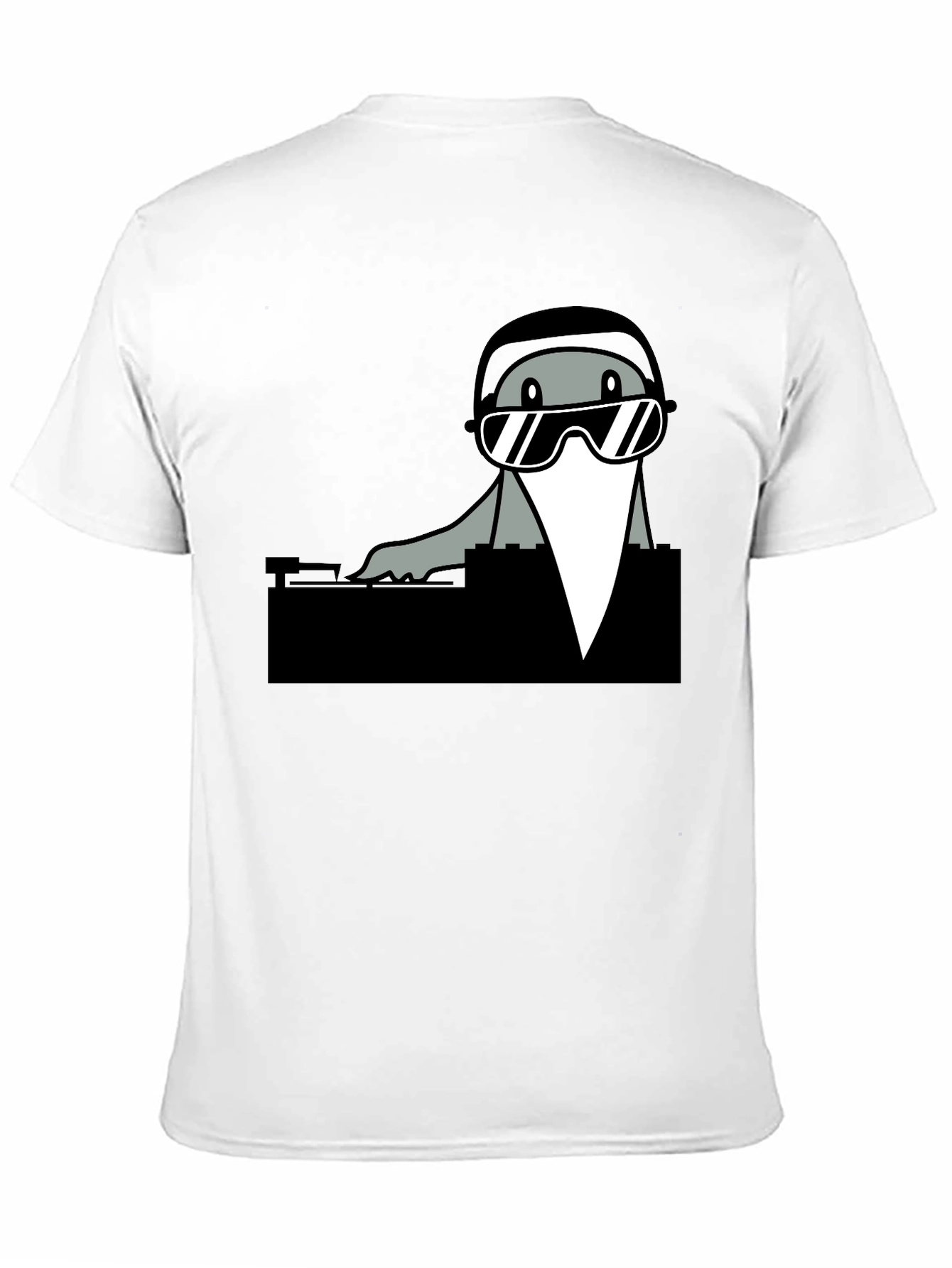 DJ Seal Graphic Tee - Cool Cartoon Shirt