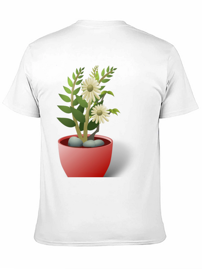 Daisy Plant T-Shirt - Stylish Floral Design