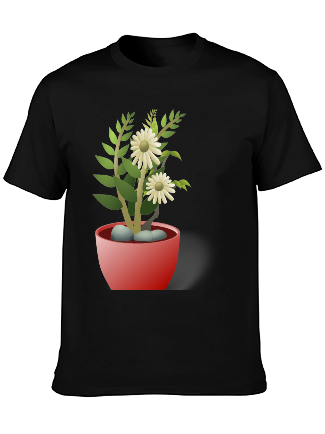 Daisy Plant T-Shirt - Stylish Floral Design