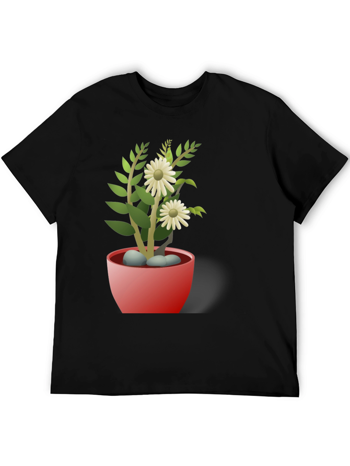 Daisy Plant T-Shirt - Stylish Floral Design