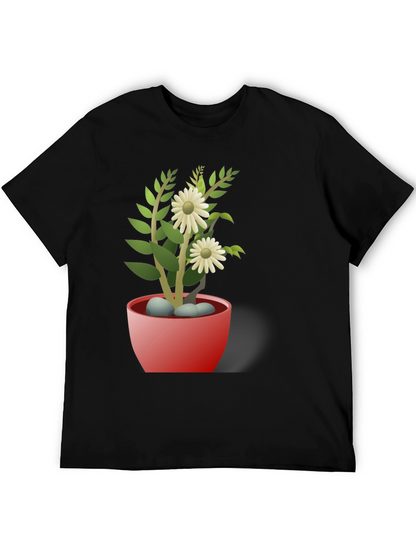 Daisy Plant T-Shirt - Stylish Floral Design