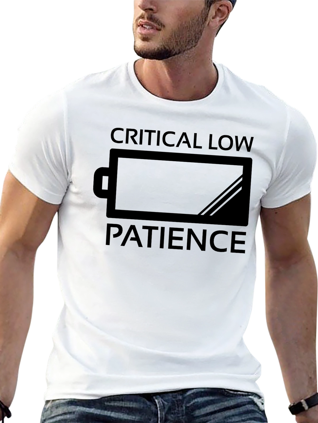 Critical Low Patience Funny Graphic T-Shirt