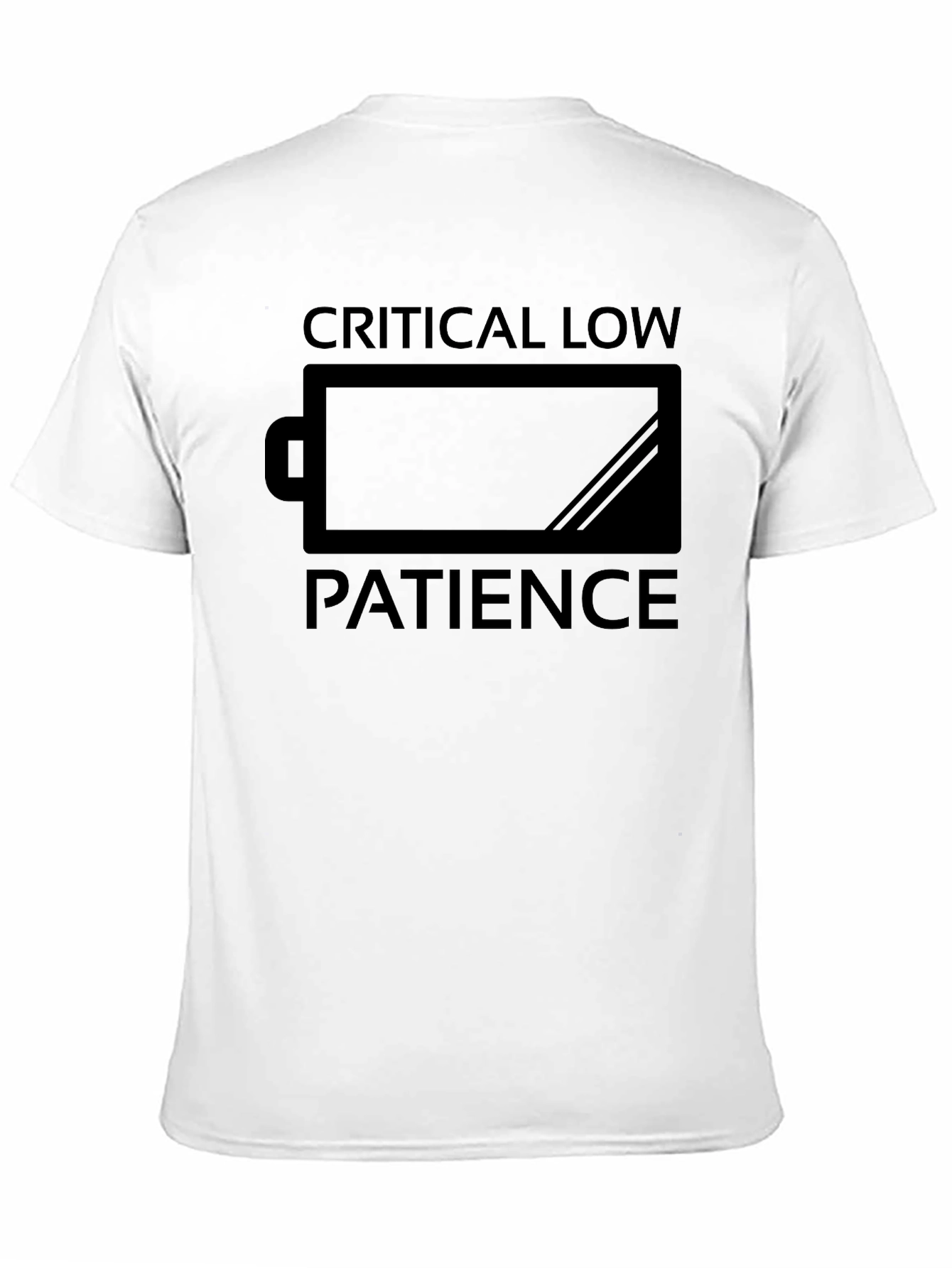 Critical Low Patience Funny Graphic T-Shirt