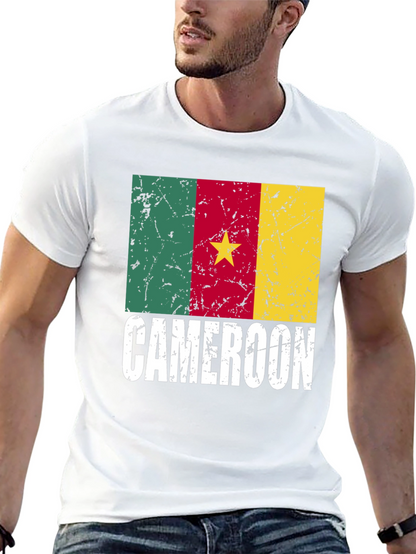 Cameroon Flag T-Shirt - Patriotic Design
