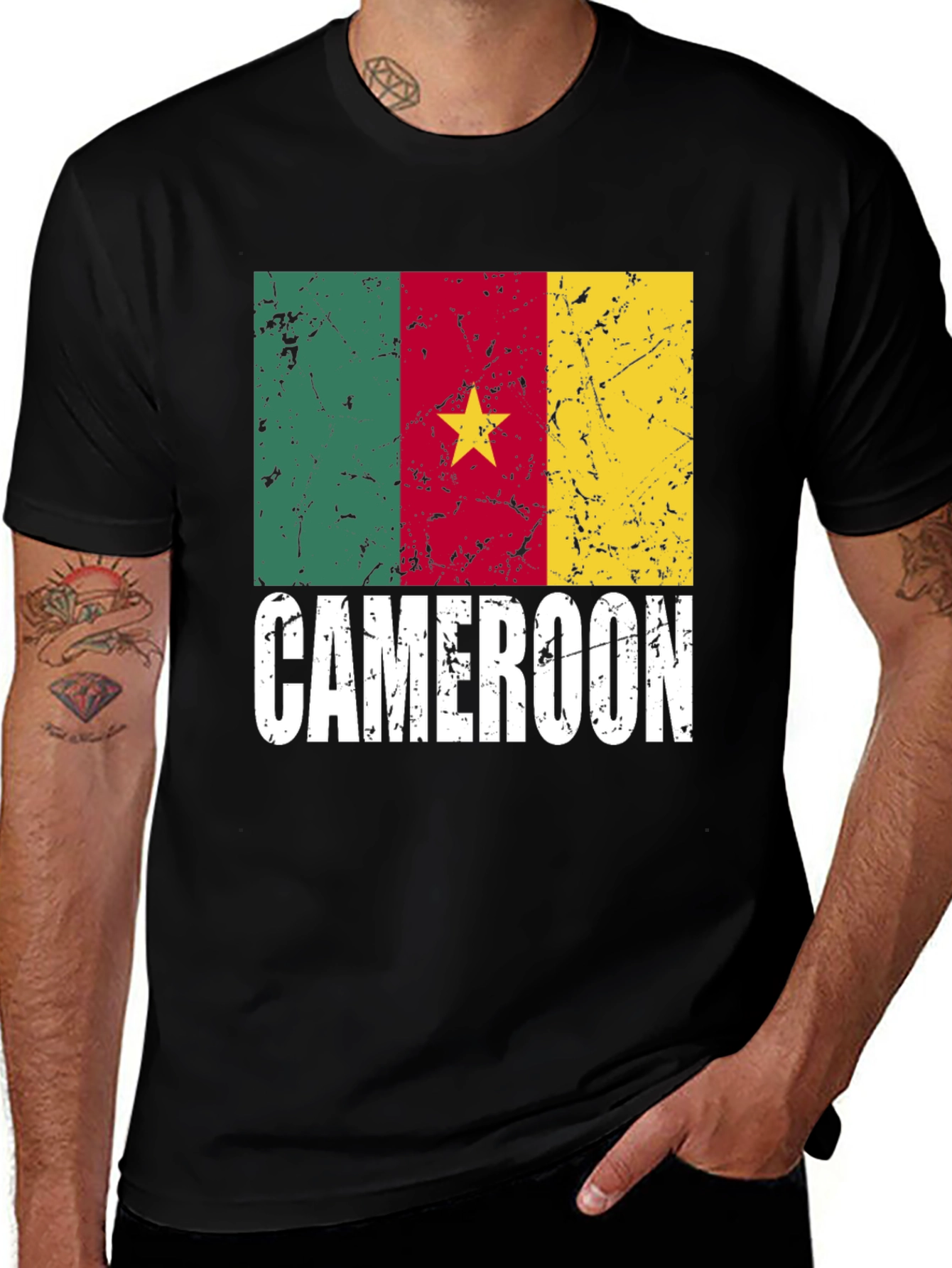 Cameroon Flag T-Shirt - Patriotic Design