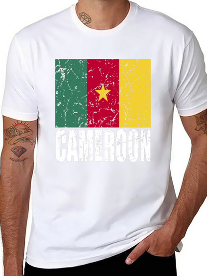 Cameroon Flag T-Shirt - Patriotic Design