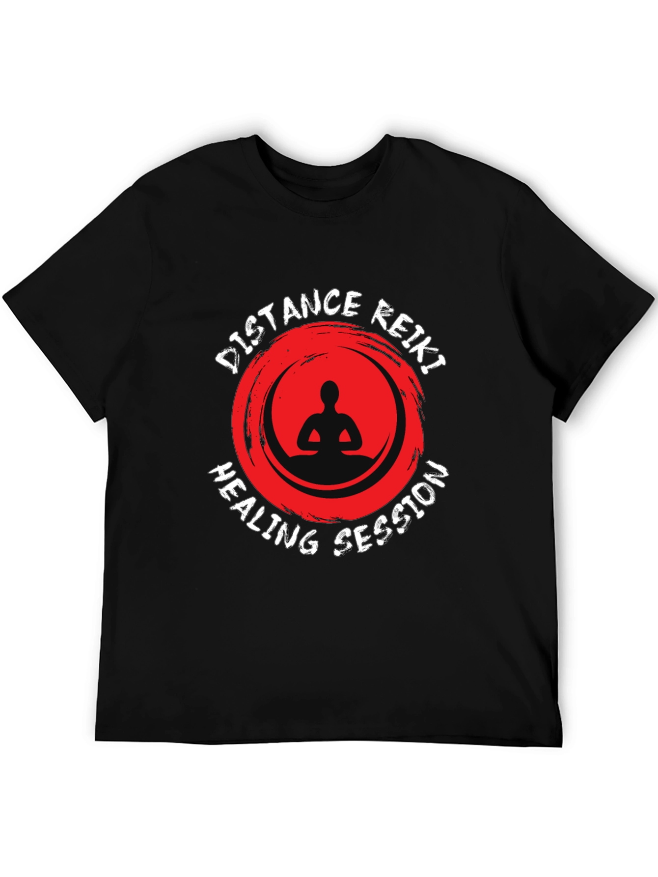 Distance Reiki Healing Session Black T-Shirt