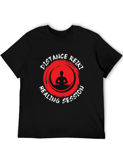 Distance Reiki Healing Session Black T-Shirt