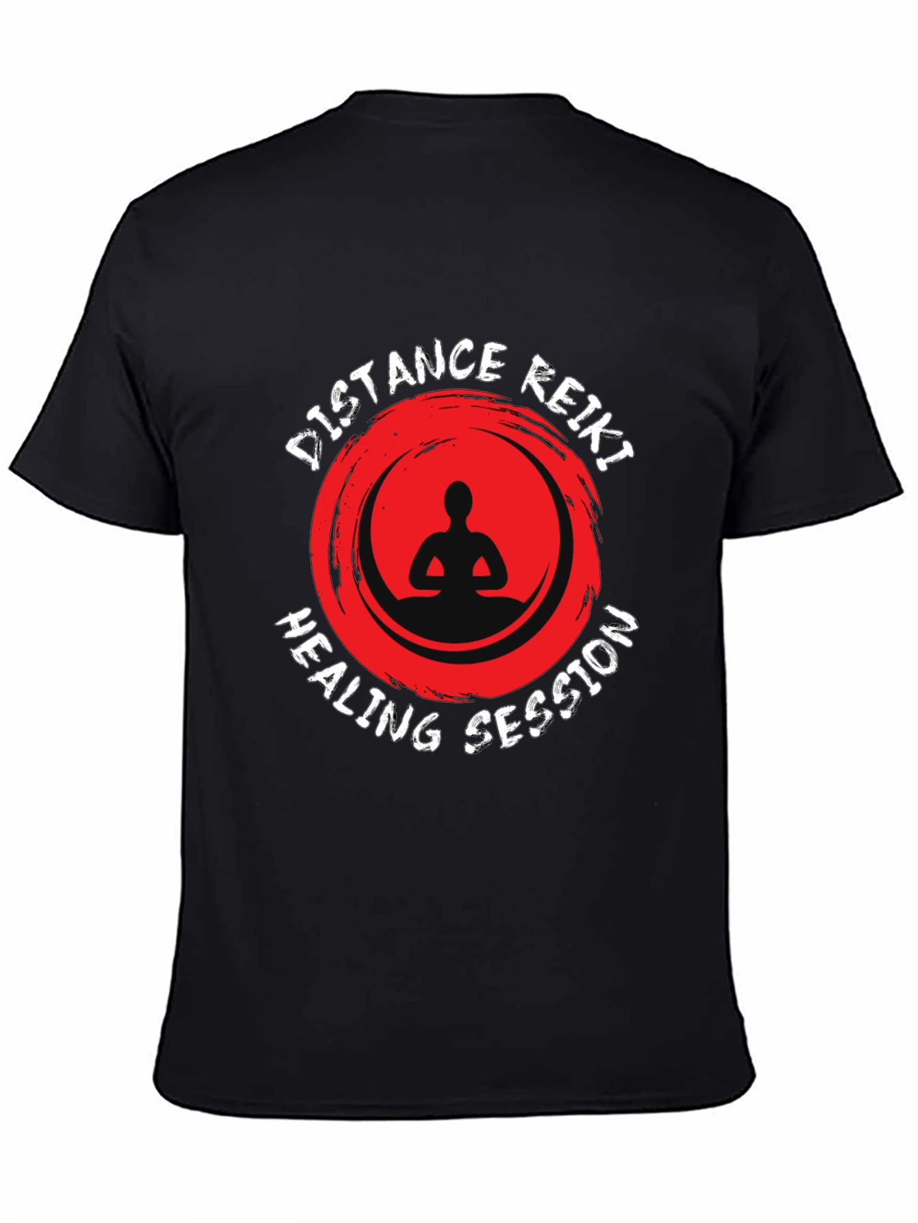 Distance Reiki Healing Session Black T-Shirt
