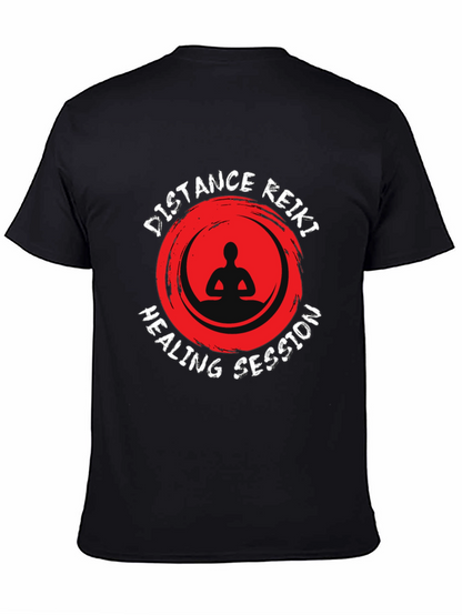 Distance Reiki Healing Session Black T-Shirt