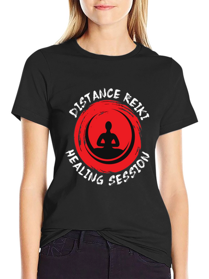 Distance Reiki Healing Session Black T-Shirt