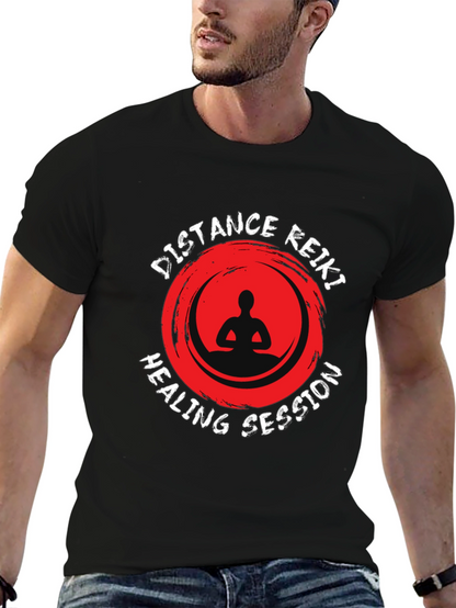 Distance Reiki Healing Session Black T-Shirt