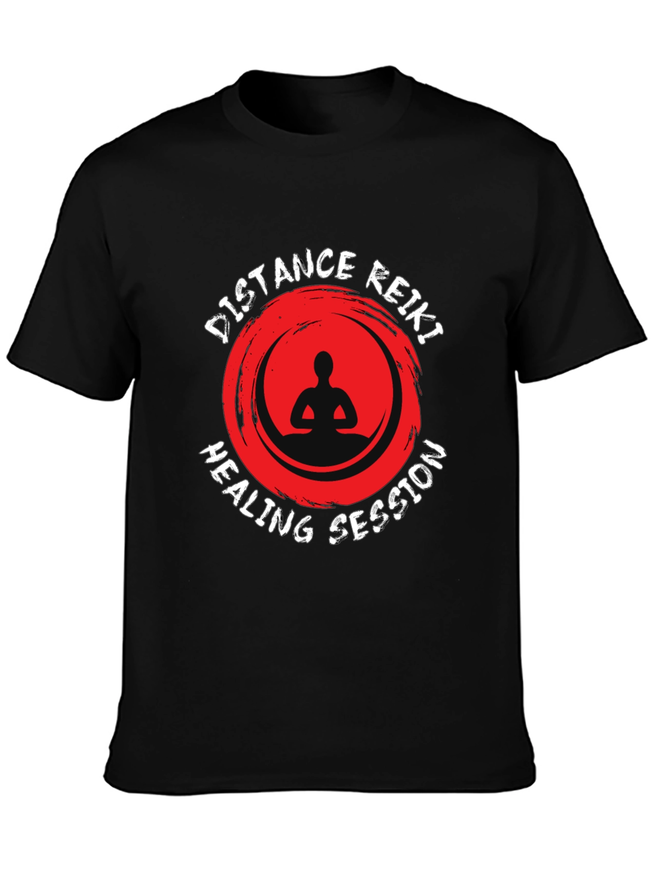 Distance Reiki Healing Session Black T-Shirt