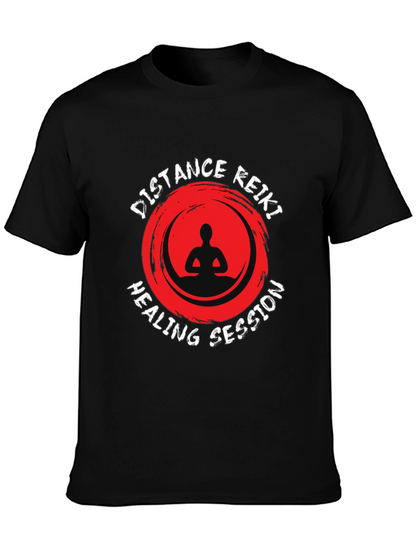 Distance Reiki Healing Session Black T-Shirt