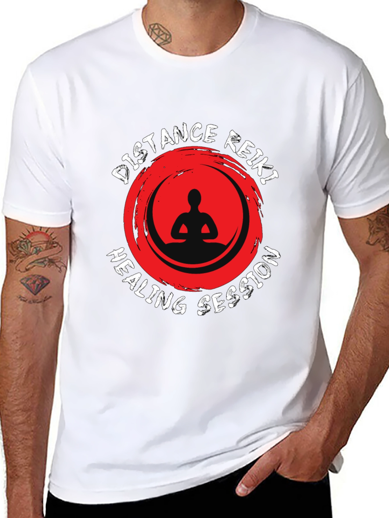 Distance Reiki Healing Session Black T-Shirt