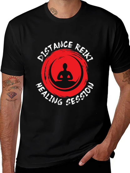 Distance Reiki Healing Session Black T-Shirt