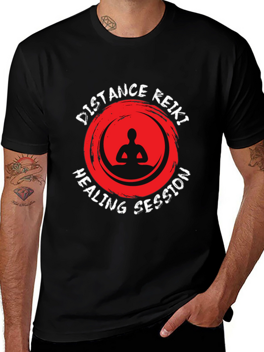 Distance Reiki Healing Session Black T-Shirt