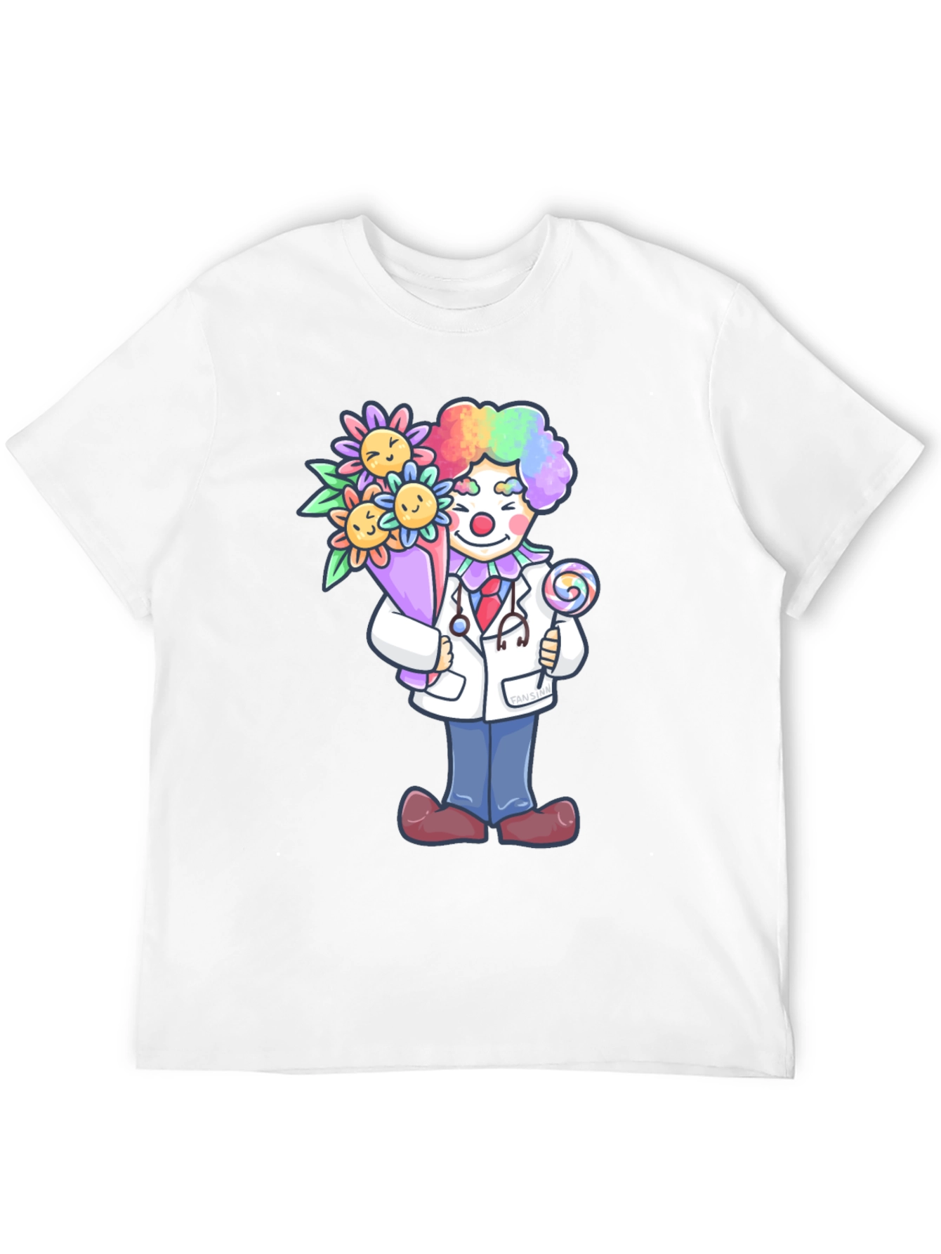Clown Doctor Graphic Tee - Funny Medical Shirt