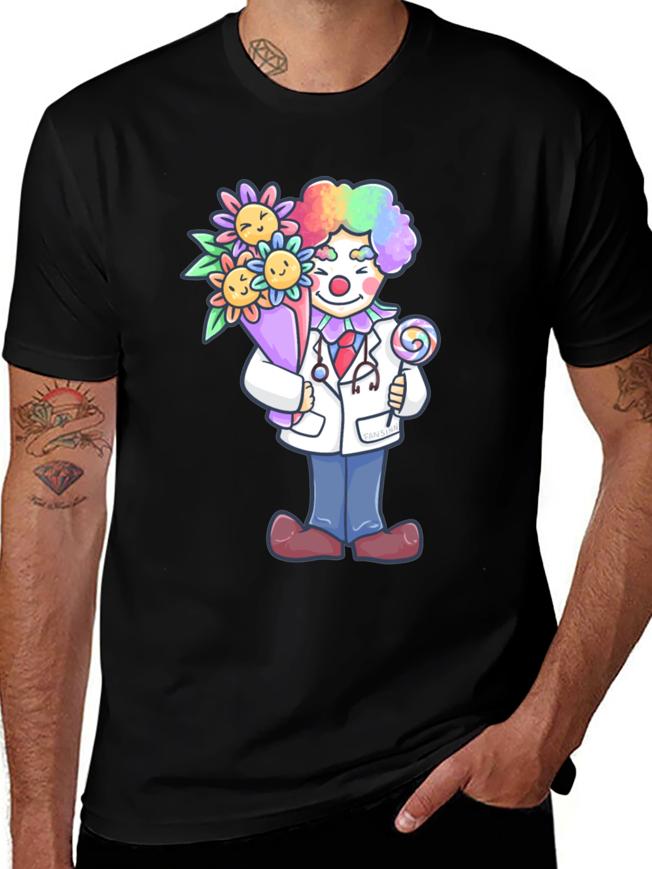 Clown Doctor Graphic Tee - Funny Medical Shirt