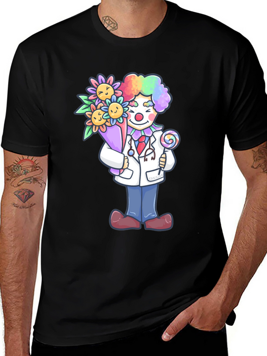 Clown Doctor Graphic Tee - Funny Medical Shirt