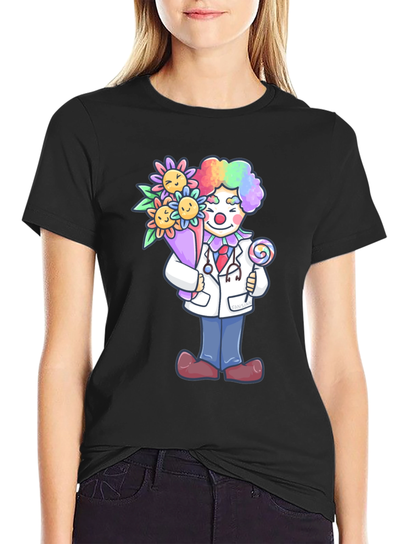 Clown Doctor Graphic Tee - Funny Medical Shirt