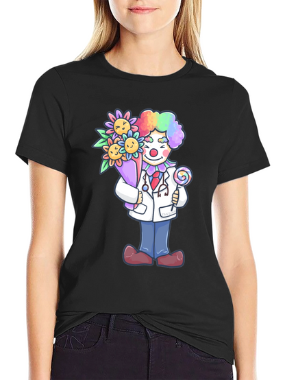 Clown Doctor Graphic Tee - Funny Medical Shirt