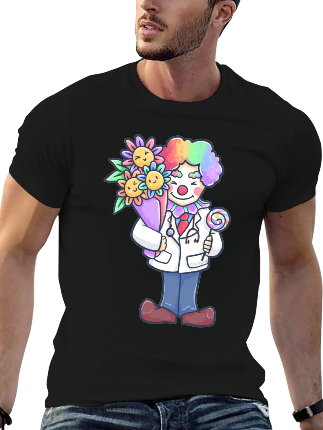 Clown Doctor Graphic Tee - Funny Medical Shirt