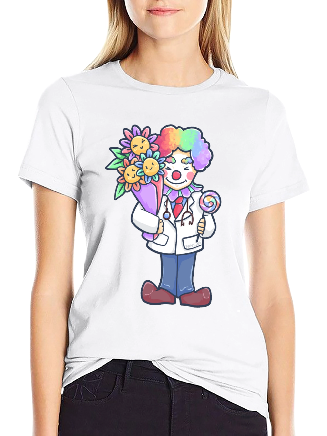 Clown Doctor Graphic Tee - Funny Medical Shirt