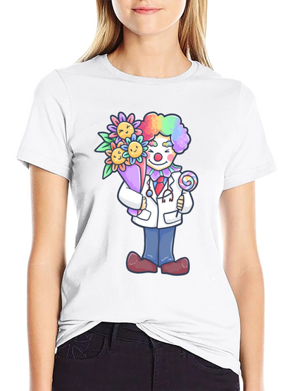 Clown Doctor Graphic Tee - Funny Medical Shirt