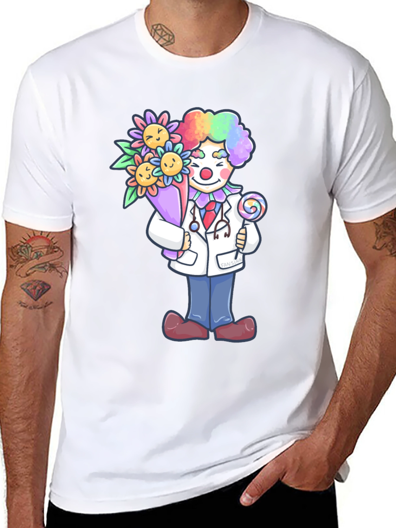 Clown Doctor Graphic Tee - Funny Medical Shirt