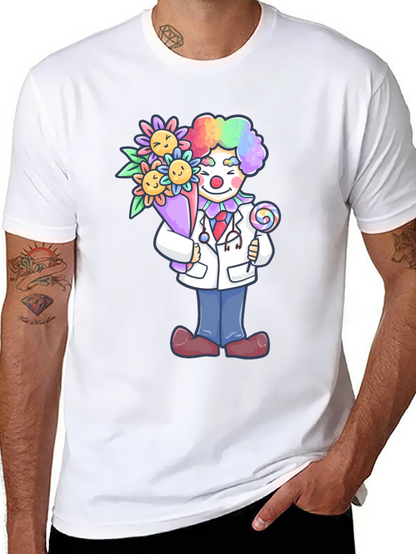 Clown Doctor Graphic Tee - Funny Medical Shirt