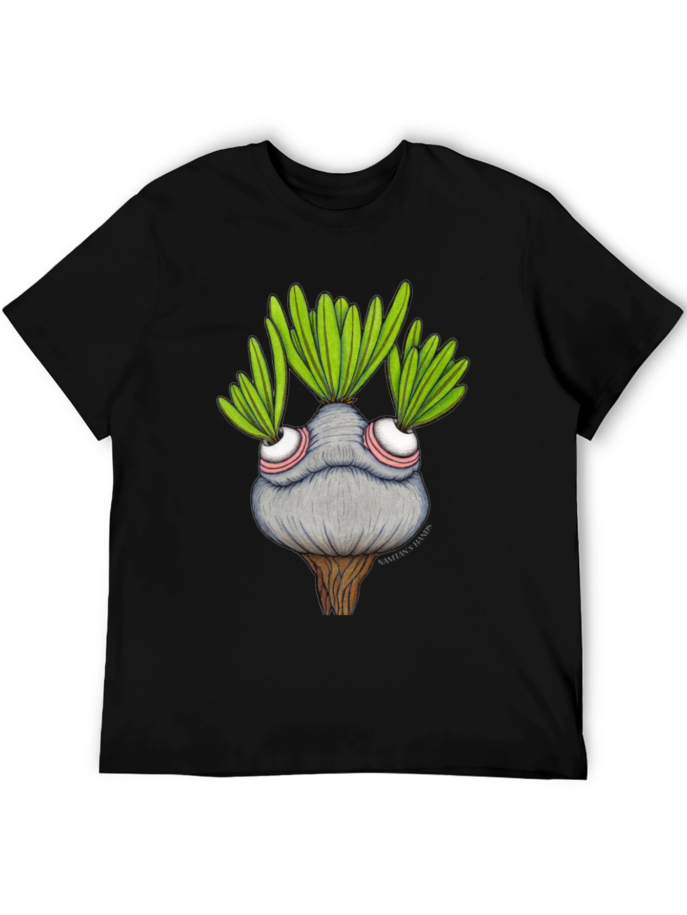 Whimsical Plant Character Graphic T-Shirt