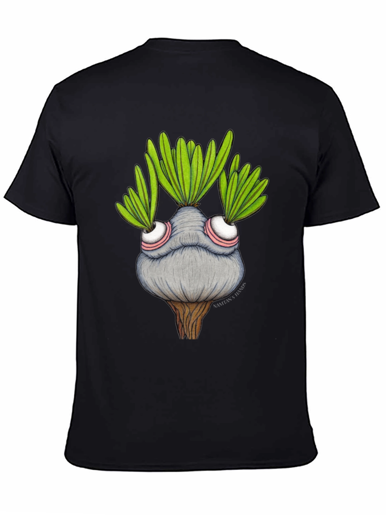 Whimsical Plant Character Graphic T-Shirt