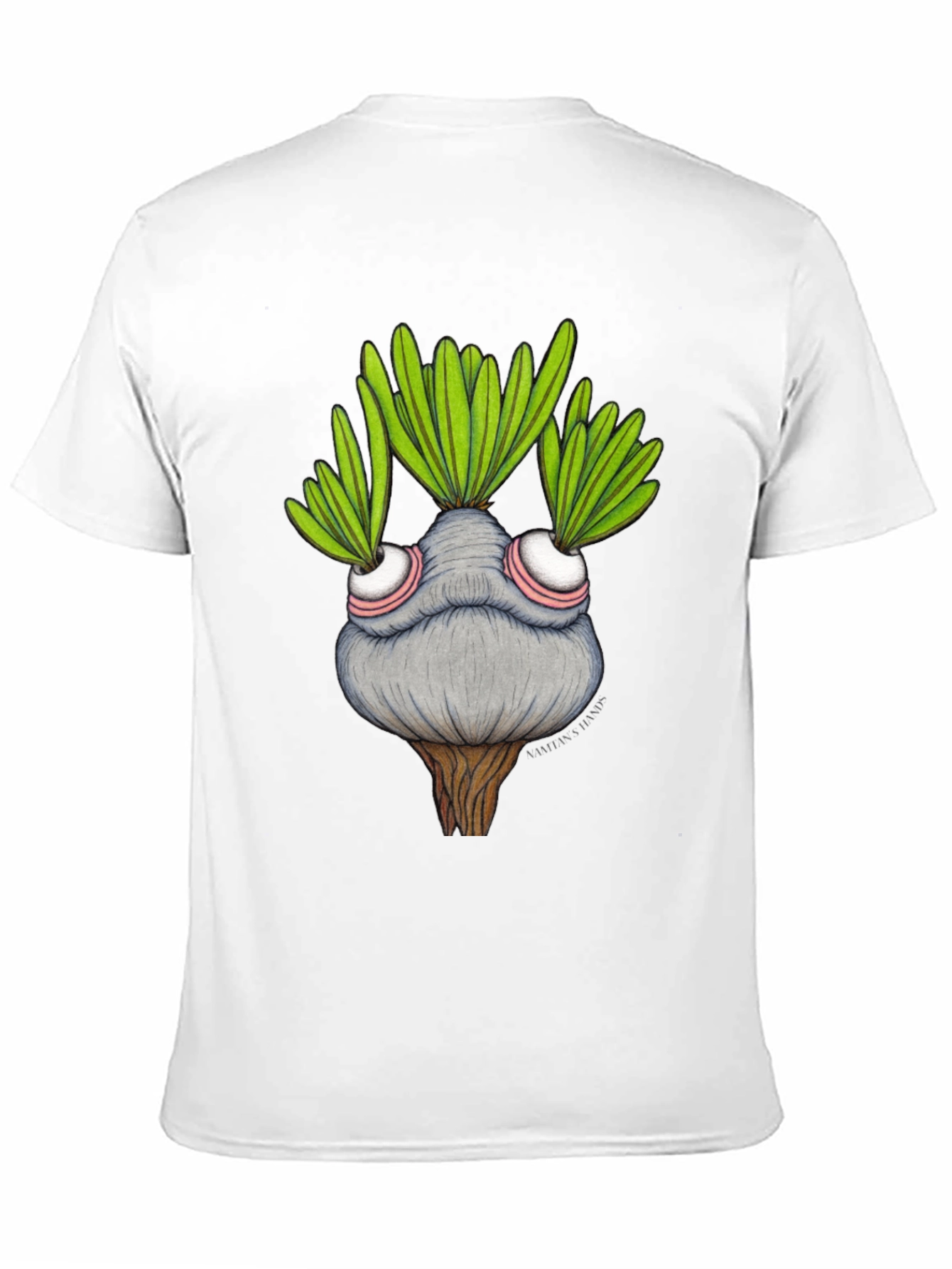 Whimsical Plant Character Graphic T-Shirt