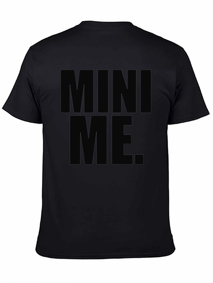 Mini Me Graphic T-Shirt - Black Crew Neck