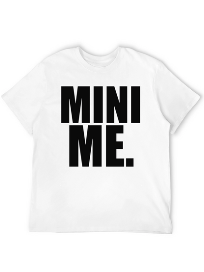 Mini Me Graphic T-Shirt - Black Crew Neck