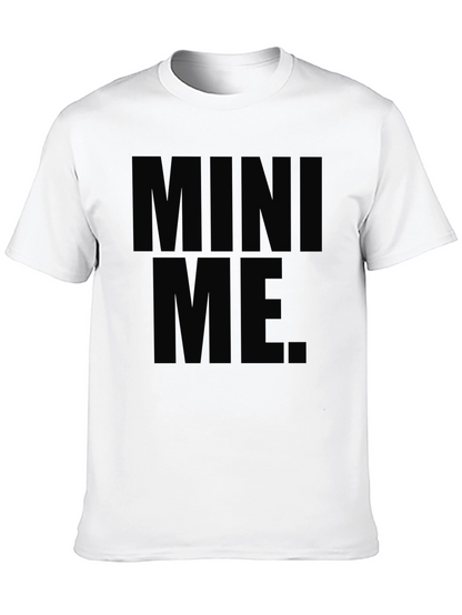 Mini Me Graphic T-Shirt - Black Crew Neck