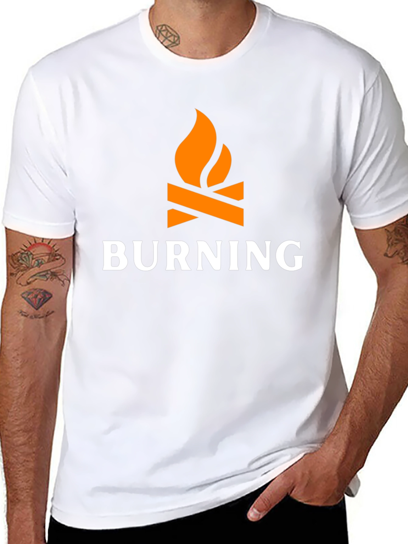 Burning Campfire Graphic Tee - Unisex