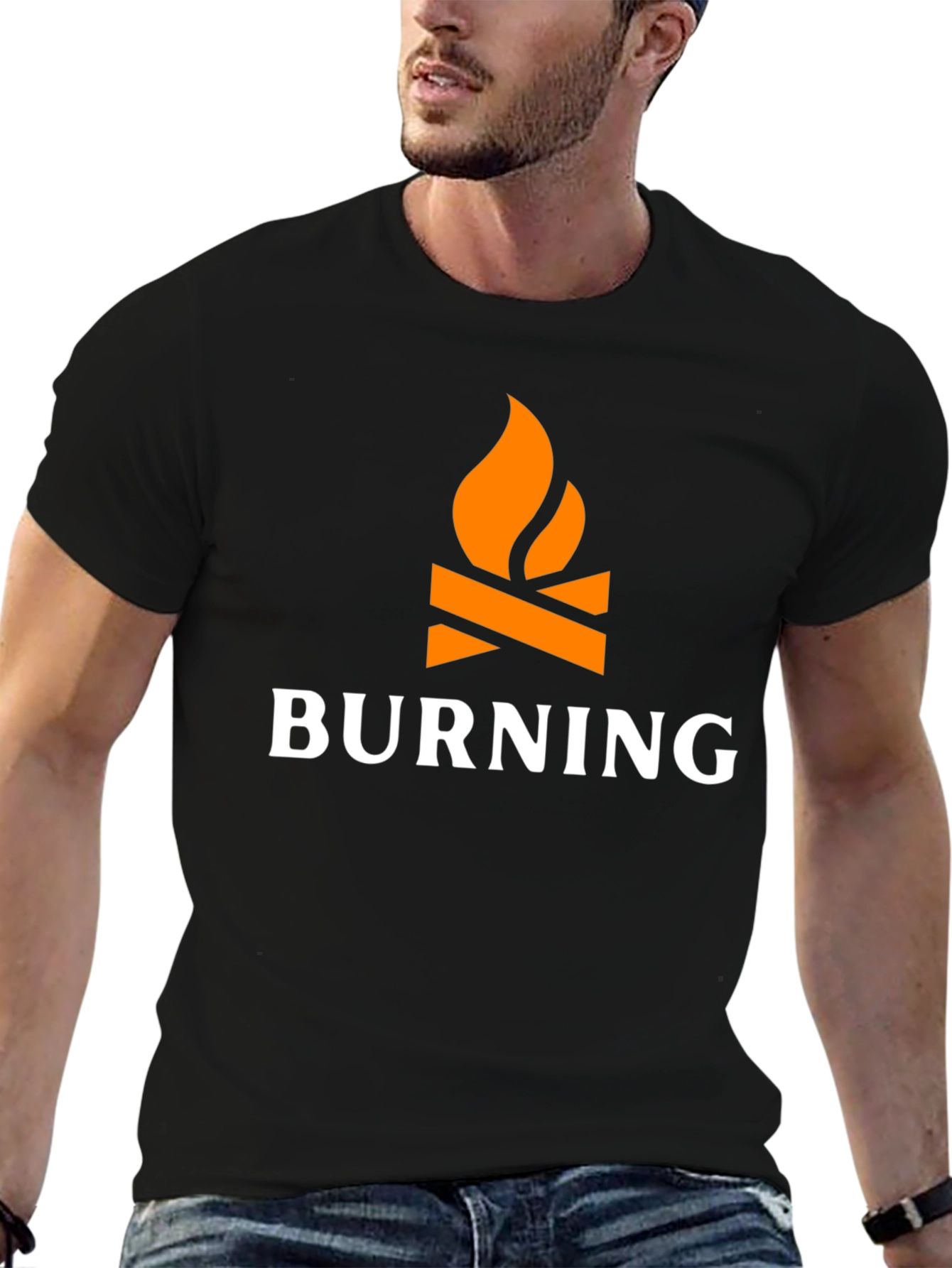 Burning Campfire Graphic Tee - Unisex