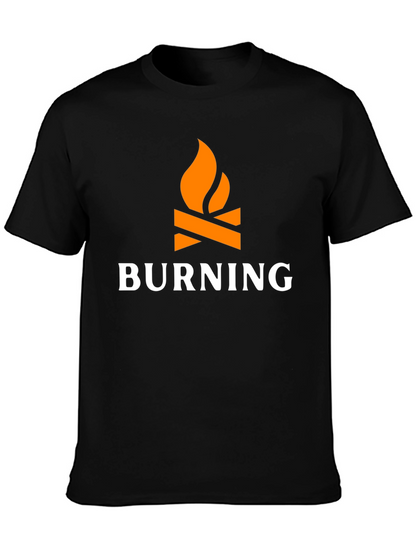 Burning Campfire Graphic Tee - Unisex