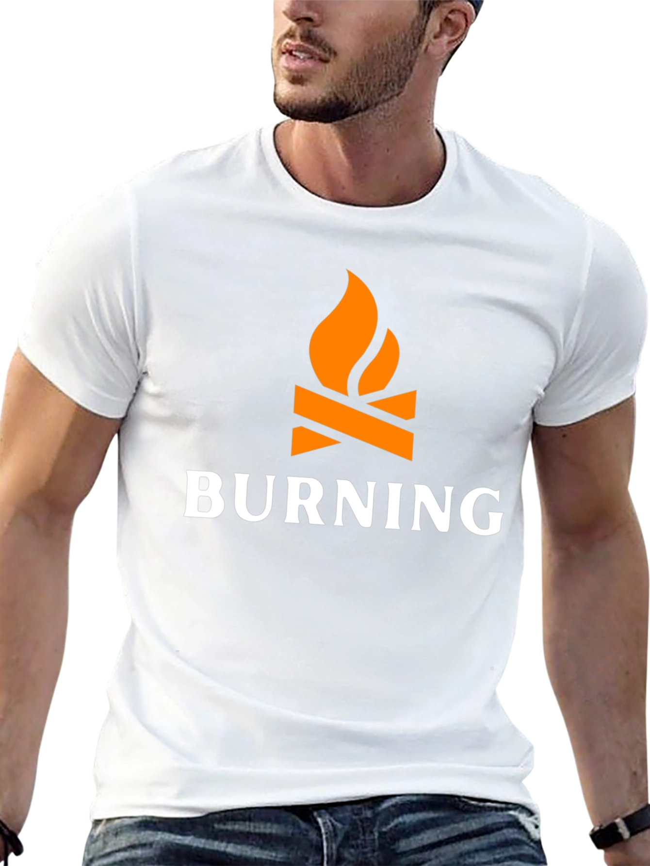 Burning Campfire Graphic Tee - Unisex