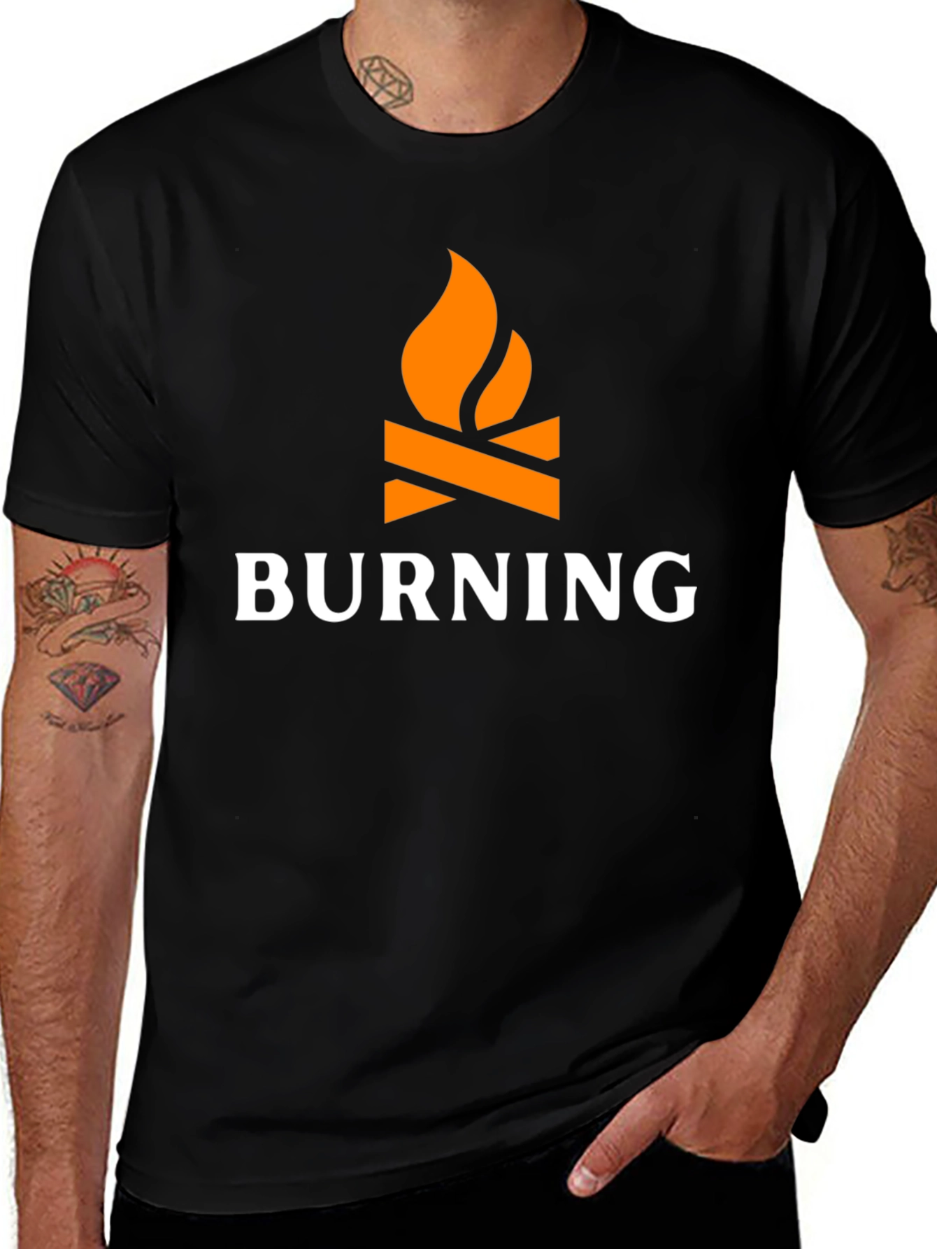 Burning Campfire Graphic Tee - Unisex
